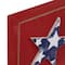 4.25" Stars & Stripes Americana Wooden Plaque Set